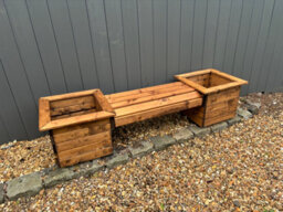 Charles Taylor Knights Single Planter Bench - thumbnail 1