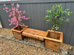 Charles Taylor Knights Single Planter Bench - thumbnail 5