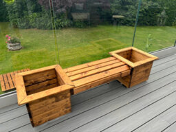 Charles Taylor Knights Single Planter Bench - thumbnail 6