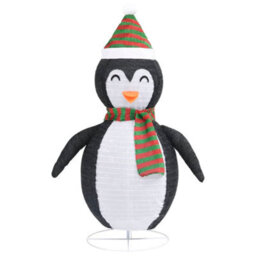 Berkfield Decorative Christmas Snow Penguin Figure Led Luxury Fabric 60Cm - thumbnail 5