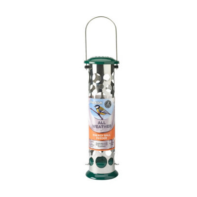 Peckish Stainless Steel Energy Ball Green All Weather Bird Feeder 0.7L - image 1