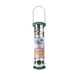 Peckish Stainless Steel Energy Ball Green All Weather Bird Feeder 0.7L - thumbnail 1