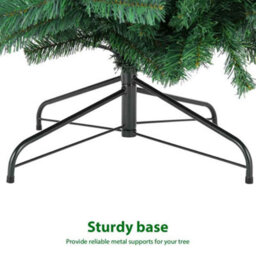 5Ft Artificial Christmas Tree With Metal Stand For Home And Party - thumbnail 9