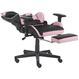 Beliani Gaming Chair Victory Faux Leather Pink - thumbnail 7