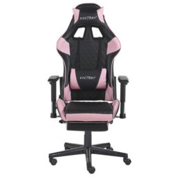 Beliani Gaming Chair Victory Faux Leather Pink - thumbnail 5