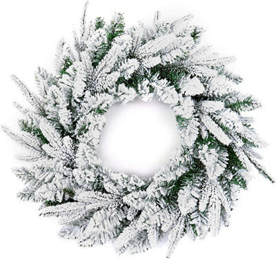 Shatchi 55Cm Lapland Fir Green Christmas Wreath - image 1