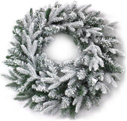 Shatchi 55Cm Lapland Fir Green Christmas Wreath - thumbnail 3