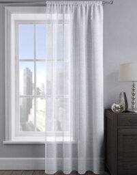 Velosso Alessandria Sheer Voile Panel Slot Top - White
