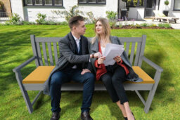 istyle mode 3 Seater Garden Bench Cushion Seatpad Indoor & Outdoor Use - Yellow - thumbnail 8