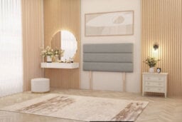 Somnior Beds Somnior Chambery Sage Linen Hybrid Pocket Sprung Orthopaedic Divan Bed Set With Upholstered Headboard - thumbnail 5