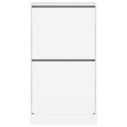 Walplus Shoe Cabinet With 2 Flip-Drawers White 60X42X108 Cm - thumbnail 6