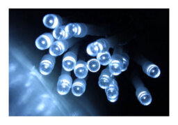 Best Artificial 40 Led Indoor Battery String Lights 4M Length Party Fairy Christmas / White / Clear Cable