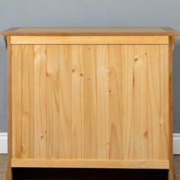 Elm Home And Products Elm Home And Garden Quality Oak 3 Drawer Country Dressing Table Fully Assembled - thumbnail 5