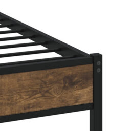 Berkfield Bed Frame Without Mattress With Headboard Sonoma Oak 80X200 Cm - thumbnail 7