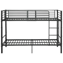 Walplus Bunk Bed Without Mattress Black Metal 90X200Cm - thumbnail 3