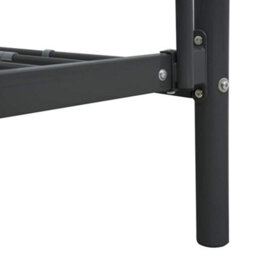 Walplus Bunk Bed Without Mattress Black Metal 90X200Cm - thumbnail 7