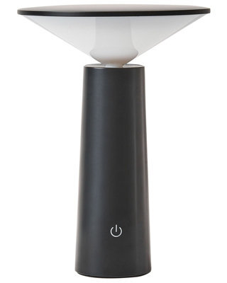 Wyld And Coco Wireless Table Lamp Black Iron - Touch Dimmer, Usb Recharge, Minimalist Indoor-Outdoor Lighting - image 1