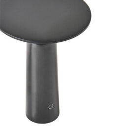 Wyld And Coco Wireless Table Lamp Black Iron - Touch Dimmer, Usb Recharge, Minimalist Indoor-Outdoor Lighting - thumbnail 6