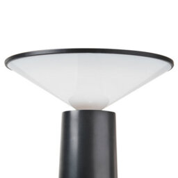 Wyld And Coco Wireless Table Lamp Black Iron - Touch Dimmer, Usb Recharge, Minimalist Indoor-Outdoor Lighting - thumbnail 4