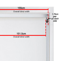Furnished Luxury Linen Roller Blinds With Triangle Edge, Trimmable - Cappuccino (W)155Cm X (L)165Cm - thumbnail 7