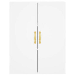Berkfield Highboard White 69.5X34X180 Cm Engineered Wood - thumbnail 6