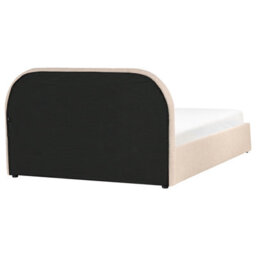 Beliani Ottoman Bed Boucle Quillien 140 X 200 Cm (Eu Double) Beige - thumbnail 8