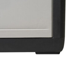 Berkfield Garden Storage Cabinet With 3 Shelves Black And Grey - thumbnail 8