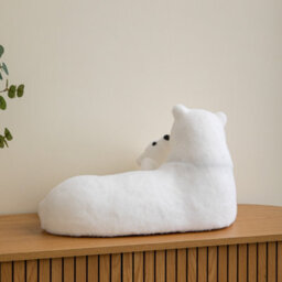 Samuel Alexander 49Cm Flocked Polar Bear & Cub Christmas Decoration - thumbnail 6