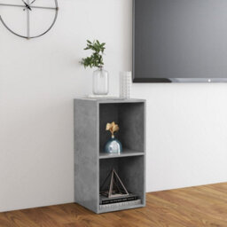Berkfield Tv Cabinet Concrete Grey 72X35X36.5 Cm Engineered Wood - thumbnail 4