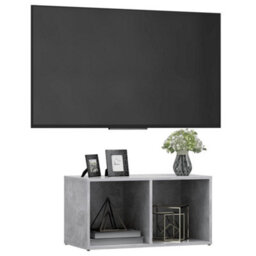 Berkfield Tv Cabinet Concrete Grey 72X35X36.5 Cm Engineered Wood - thumbnail 3