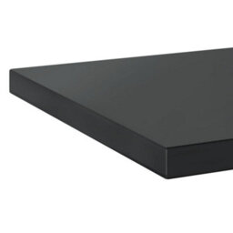 Berkfield Wall Shelves 2 Pcs 50X40X3 Cm Black Stainless Steel - thumbnail 8