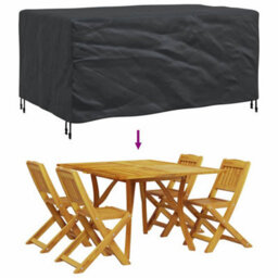 Walplus Outdoor Furniture Cover Black 170 X 100 X 70 Cm 420D - thumbnail 9