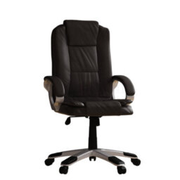 Lassic Vida Designs Charlton Brown Executive Office Computer Chair Ukfr Adjustable Swivel Pu Faux-Leather - thumbnail 8