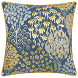 Wylder Ophelia Floral Jacquard Polyester Filled Cushion - thumbnail 2