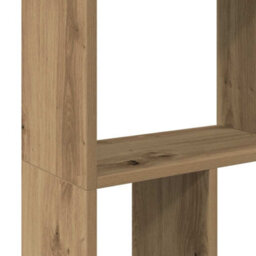 Berkfield Durable Bookcase Artisian Oak 60X20X120 Cm Engineered Wood - thumbnail 9