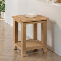 Oakham Stylish Thistlewood Lamp Table In Oak - thumbnail 2