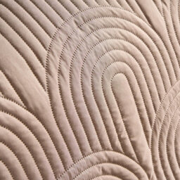 Ohs Quilted Arches Pinsonic Blanket Bedspread Throw Over Bed, Natural - 200 X 240 Cm - thumbnail 2