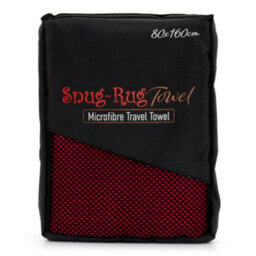 Snug Rug Microfibre Beach Towel Super Absorbent Quick Drying Lightweight Extra Large Xl 200 X 90Cm - Jester Red - thumbnail 6