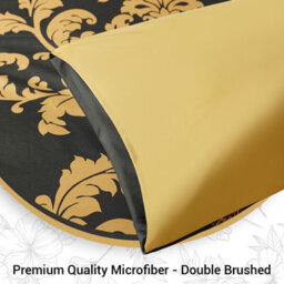 Lazzaro Damask Single Duvet Cover Set Premium Microfiber Duvet Cover Single Luxury Quilt Cover With Zipper Closure - thumbnail 4