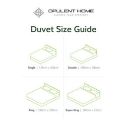 Opulent Home 7.5 Tog King Duvet - All Season, Anti-Allergy, Breathable Striped Microfibre Quilt - thumbnail 9