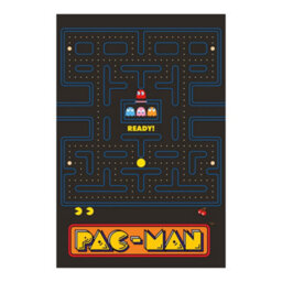 Pac Man Fleece Maze Blanket Multicoloured (150Cm X 100Cm) - thumbnail 1