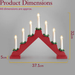 Christow Christmas Candle Bridge Battery Powered - thumbnail 5