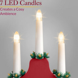 Christow Christmas Candle Bridge Battery Powered - thumbnail 2