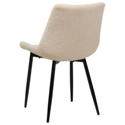 Beliani Set Of 2 Dining Chairs Avilla Boucle Beige - thumbnail 7