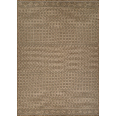 Livabliss Mystery-Washable Tan Beige Modern Living Dining Jute Rug 198 X 275 Cm Easy Care, Non Shedding - image 1