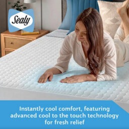 Sealy Advance Cool Mattress Protector Waterproof Cooling King Or Super King Size - thumbnail 2