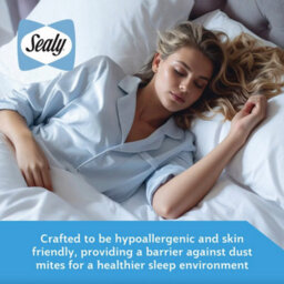 Sealy Advance Cool Mattress Protector Waterproof Cooling King Or Super King Size - thumbnail 5