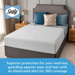 Sealy Advance Cool Mattress Protector Waterproof Cooling King Or Super King Size - thumbnail 3