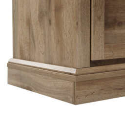 Beliani Sideboard Light Brown Oak 100 X 40 X 79 Cm 1 Door 2 Drawers - thumbnail 9