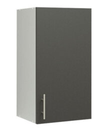 Jd Greta Kitchen Wall Unit 400mm Storage Cabinet With Doors And Shelf 40Cm - Dark Grey Matt - thumbnail 1